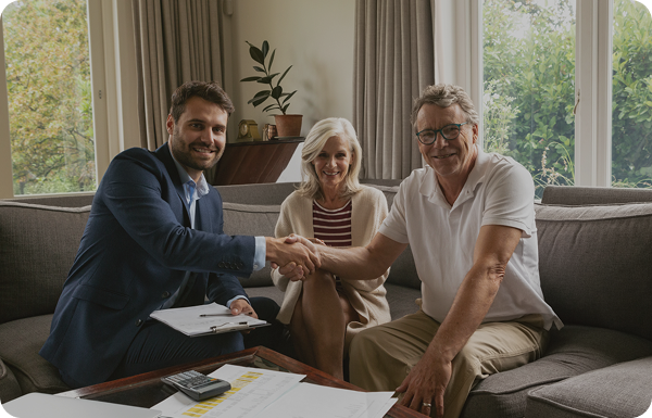 People shaking hands